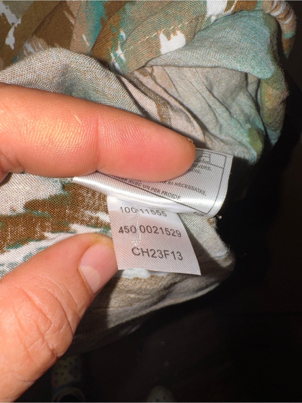 Ariat Chevron Mini Dress in Teal and Tan - Picture 9 of 12